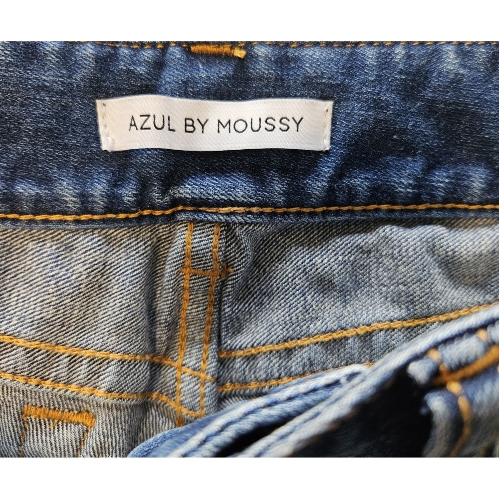 Azul By Moussy‎ Jeans Womens 25 Skinny Fit Blue Denim Super Stretch - Picture 5 of 9